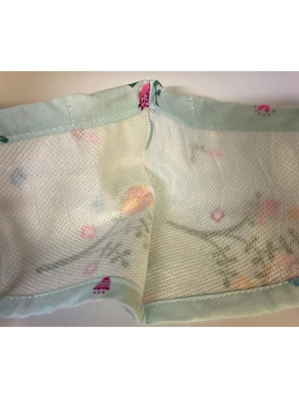 Owl & Butterfly Handmade Cotton Face Mask Adjustable Blue Green - Picture 2 of 4